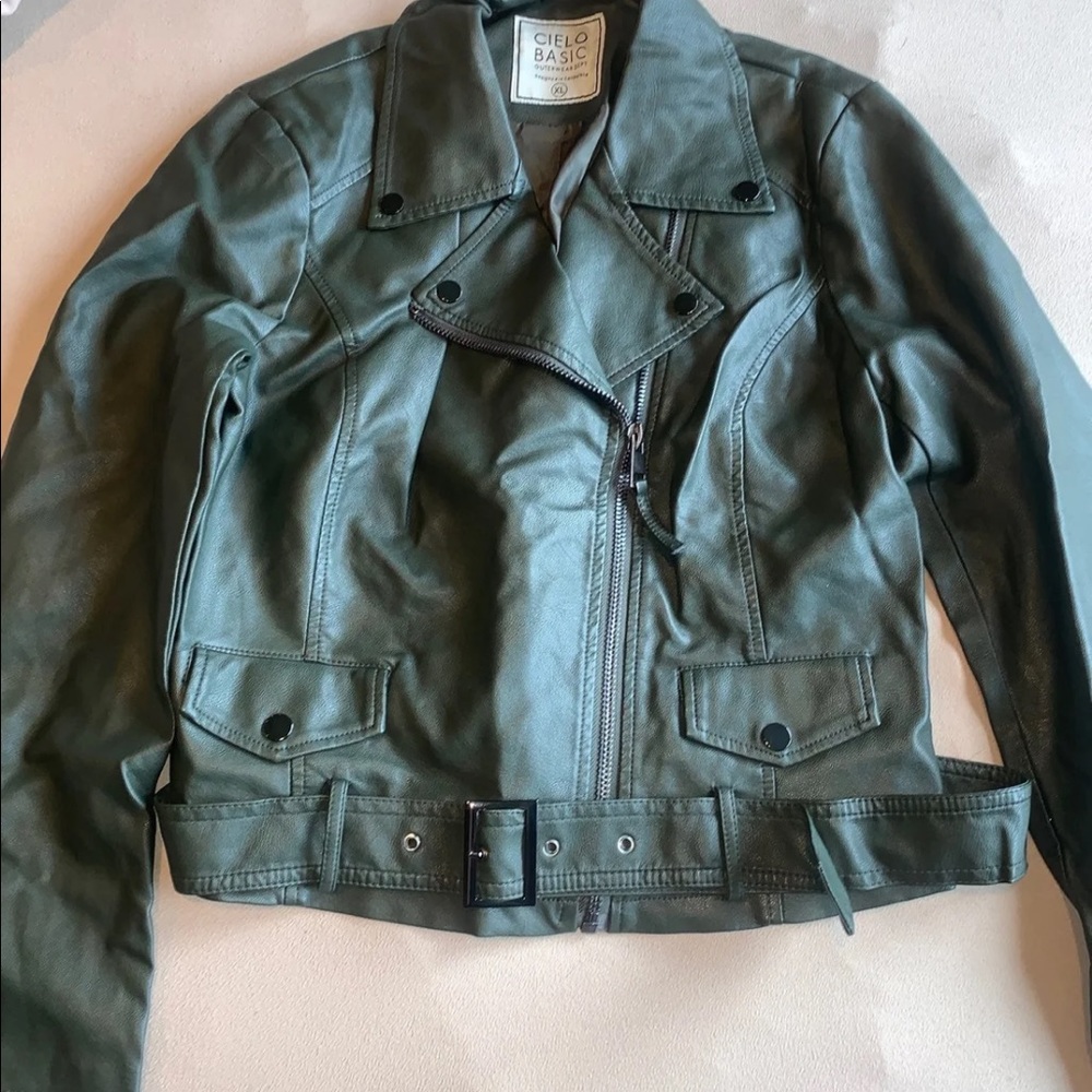 XL Cielo Basic faux leather jackets